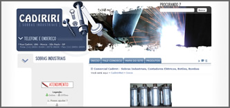 Comercial Cadiriri - Sobras Industriais, Contadores El&eacute;tricos, Bot&otilde;es Bombas
