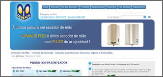 Geminus - Secadores de M&atilde;o - Torneira Sensorizada - Solu&ccedil;&otilde;es que oferecem Economia, Higiene e Praticidade