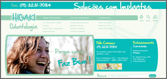 Higaki Odontologia - Implantes Dent&aacute;rios, Carga Imediata, Est&eacute;tica Dental, Enxertos &Oacute;sseos