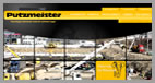 Putzmeister Brasil, Bombas de Concreto, M&aacute;quinas de Reboco, Projetoras de Argamassa